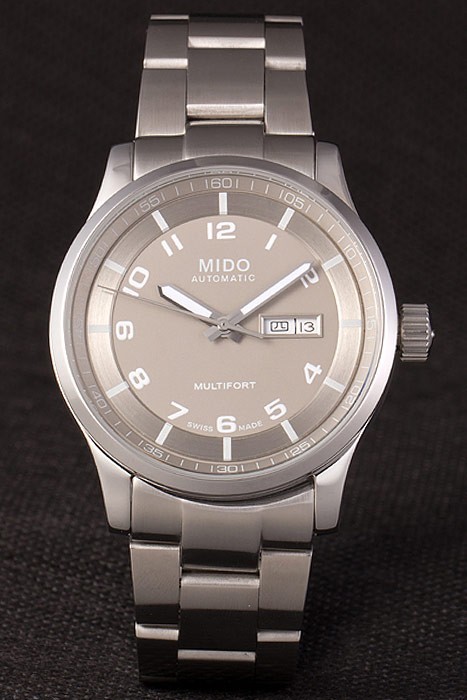 Mido Multifort Edelstahl-Bügel-Silver Dial 80293